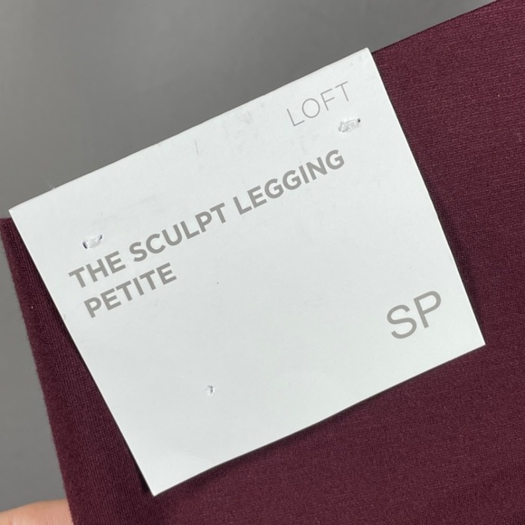 NEW Loft Pants Womens Small petite red skinny leggings preppy casual classic - Picture 6 of 9